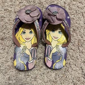 Disney Rapunzel Flip Flops
